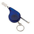 Key Chain w/ Measuring Tape & Ball Pen (Blank)